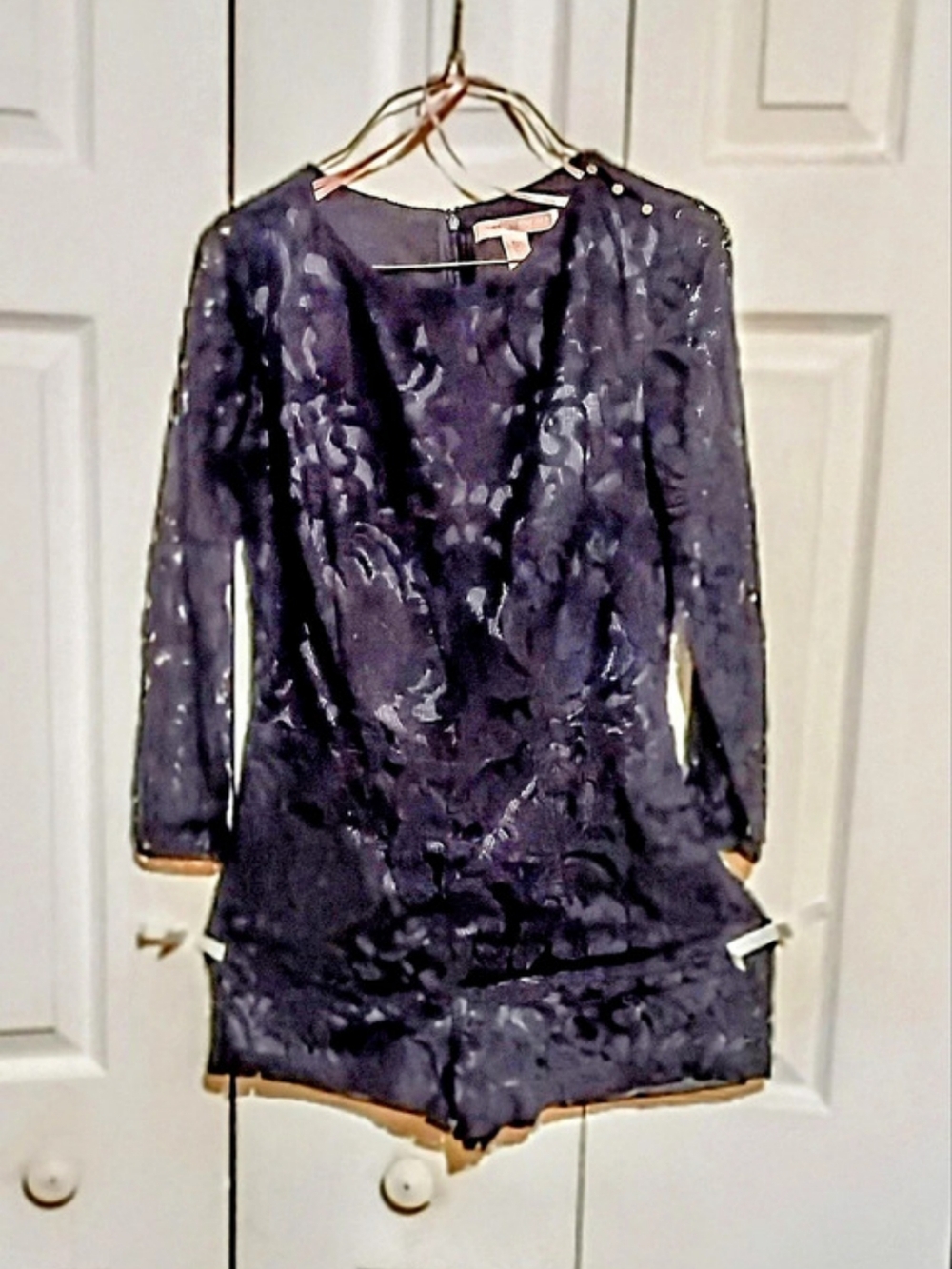 Black Lace Romper